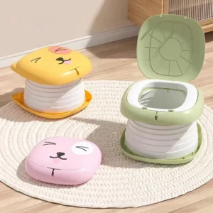 Portable Potty for Toddler Children's folding toilet baby travel toilet portable children's potty car sealed anti-odor urinal
