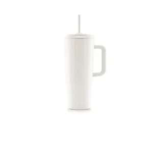 Ello Ultra Clean 40oz Cream Stainless Steel Tumbler with Handle Drinkware Accessory
