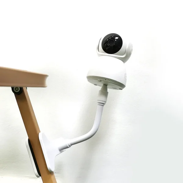 No Punching Portable Clip Mount Webcam Stand For Baby Monitor Camera Holder Home Flexible Twist Mounting Kit Attaches To Crib - Image 2