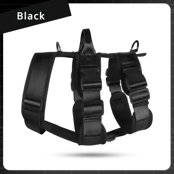 Dog Harness No Pull Adjustable Pet Harness Reflective Working Training Easy Control Pet Vest Military Service Dog Harnesses - Image 7