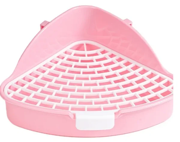 Rabbit Potty Pet Bedpan Bunny Cage Toilet Large Washable Dog Pee Pads Plastic for Rabbit - Image 7