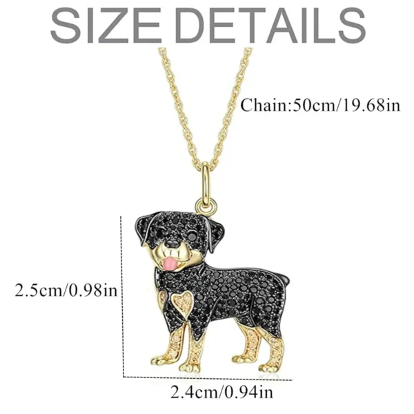 Exquisite Cute Poodle Pendant Necklace Fashion Women's Pet Dog Jewelry Animal Accessories Elegant Party Gifts for Dog Lovers - Image 5