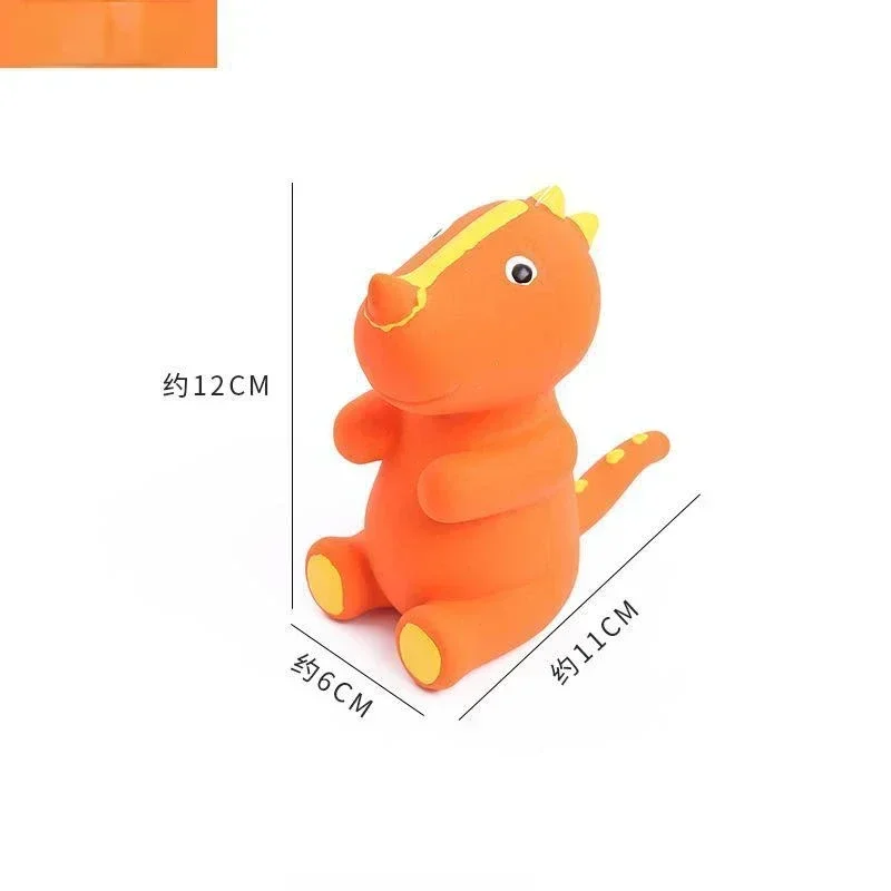 Squeaky Dinosaur Dog Toys Latex Interactive Squeak Funny Cute Dog Toy Multiple Fun Play For Release Excess Energy And Reduce - Image 2