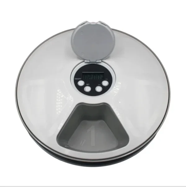 Automatic Feeder Pet Dog Round Timing Feeder 6 Meals 6 Grids Cat Dog Electric Dry Food Dispenser 24 Hours Feed Pet Supplies - Image 7