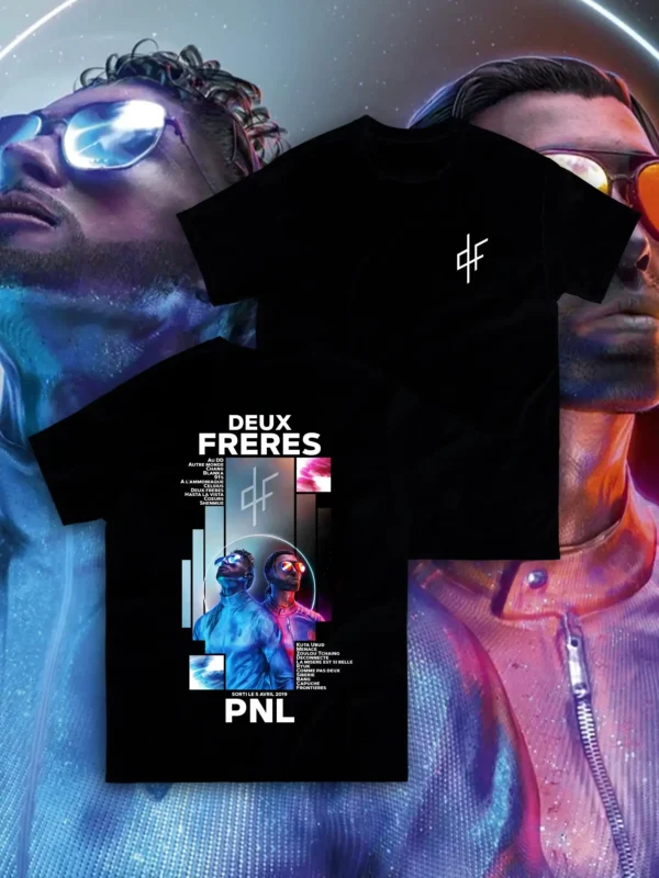 Men Le Monde Chico TShirt PNL Album French Rapper Graphic Print T-shirt Men Hip Hop Fashion Short Sleeve Tee Shirt Streetwear - Image 2