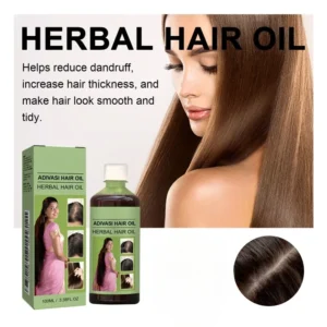 100ml Rosemary Herbal Hair Oil India Oil Anti Dandruff Cleansing Scalp Nourishing Moisturize and Smoothing Hair Care Serum