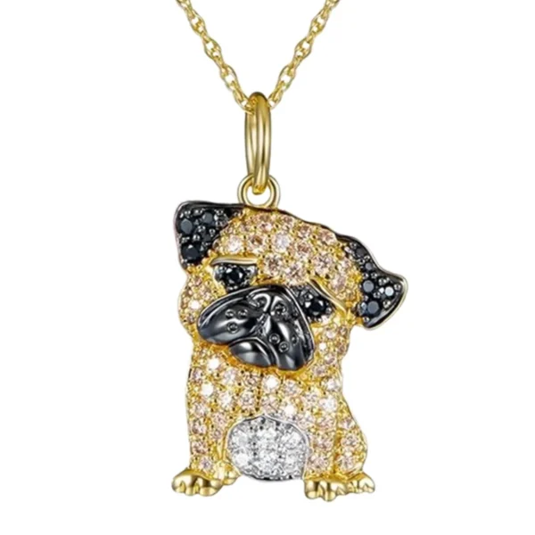 Exquisite Cute Poodle Pendant Necklace Fashion Women's Pet Dog Jewelry Animal Accessories Elegant Party Gifts for Dog Lovers - Image 8