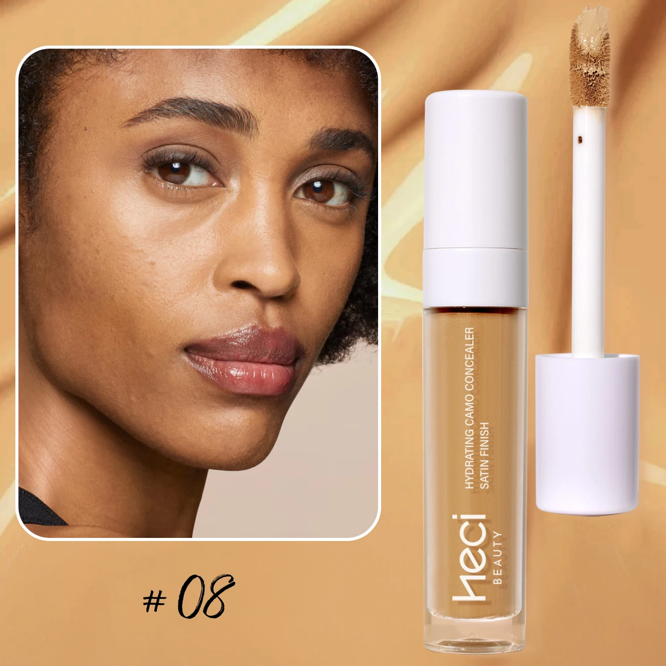 Liquid Concealer-Lightweight Dark Circle Blemish Pore - minimizing Creamy Concealer, Natural Finish For Sensitive Skin Makeup - Image 11