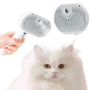 3 in 1 Cat Steam Brush Pet Spray Hair Removal Comb Cat Hair Brush Pet Brush for Shedding & Grooming for Cats Dogs Small Animals
