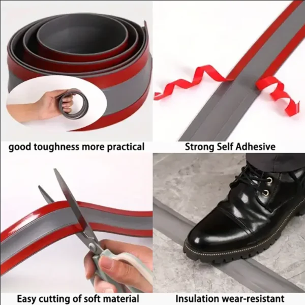 Cable Protector Self-Adhesive PVC Wire Protection Strip Insulation Cord Protection Cover Wear Resistant Prevent Trip Organizers - Image 5