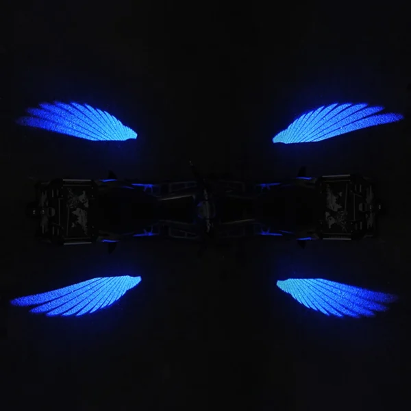 2Pcs Motorcycle Angel Wing LED Lamp Waterproof LED Welcome Light 8-30V Projector Angels Wing Motorcycle Modified Decorative Lamp - Image 3
