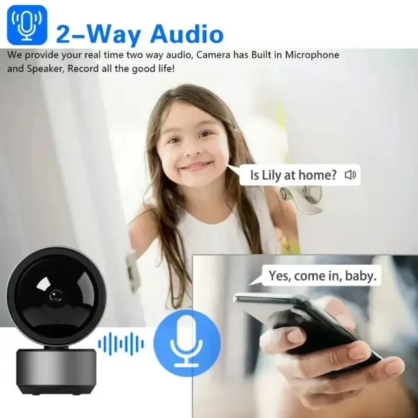 5MP HD Tuya Wifi IP PTZ security Camera Indoor Baby Monitor Two Way Audio Auto tracking  Night Vision P2P Home IP PTZ Cameras - Image 4