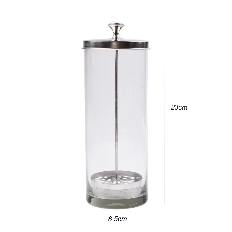 Sterilizer Jar Comb Sterilization Tank Barber Glass Cleaning Spa Eyelash Extensions Nail Tool Barber Sanitizing Disinfection - Image 7