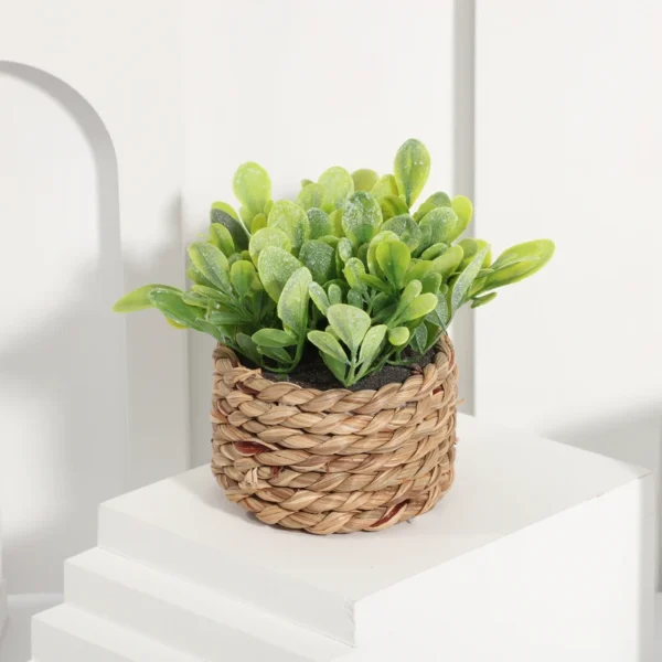 Potted Plant Small Fake Plants Indoor Home Decor Decorative Pot for Living Room Office Decoration Realistic Faux Greenery - Image 8