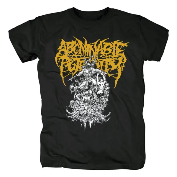 Awesome Russia Abominable Putridity T Shirt Men Women Short Sleeve Retro Rock Band Cotton Tshirt High Quality Y2k Top Streetwear - Image 4