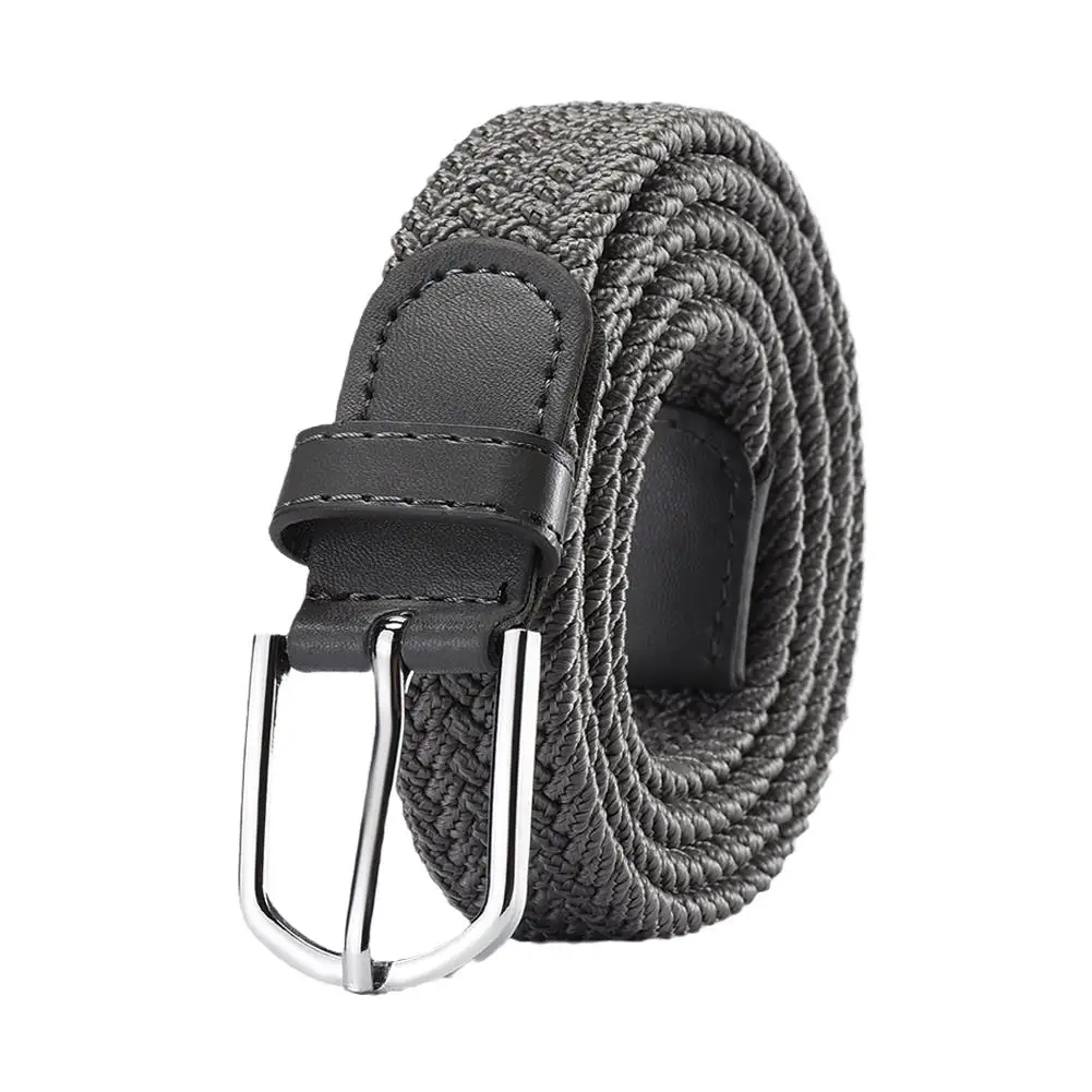 Men's Belt Fashion Casual Woven Elastic Belt Outdoor Sports Military Tactical Strap Climbing Work Belt Unisex With Jeans Pants - Image 6
