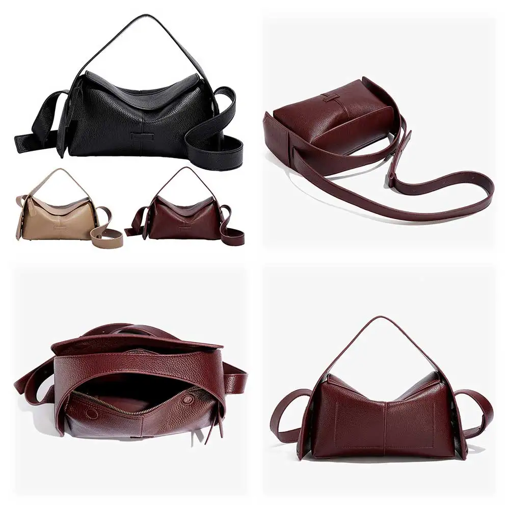 Shoulder Bags for Women PU Leather Horizontal Niche Crossbody Bag Large Capacity Fashion Trend Shoulder Bags Work Travel Purses - Image 3