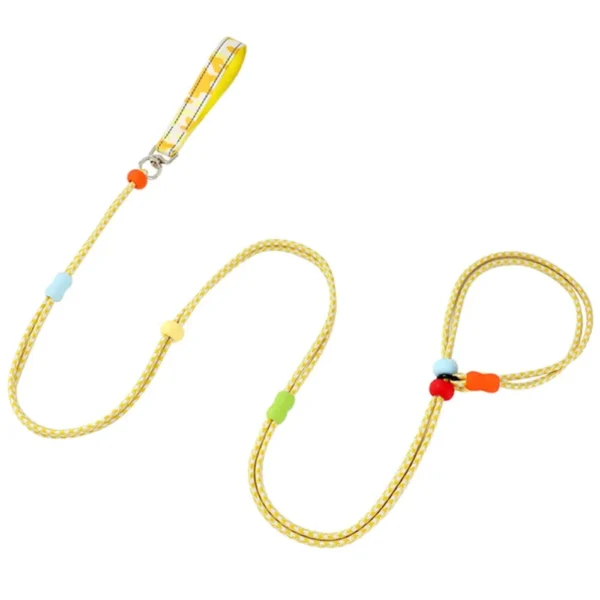 Adjustable Dog Harness and Leash Anti-Pull Nylon Dog Collar Leash Comfortable Reflective P Chain Leash Outdoor Walking - Image 11