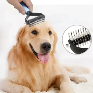 Professional Pet Deshedding Brush Dog Hair Remover Pet Hair Knot Cutter Puppy Cat Comb Brushes Dogs Grooming Shedding Supplies
