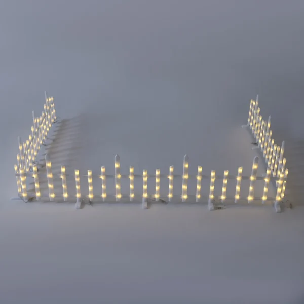 10pcs Christmas Fence Lights Decorative Lamp for Holiday 35cm - Image 5