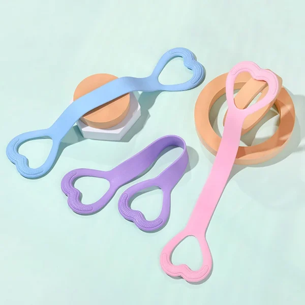 8-Figure Silicone Resistance Band Arm Back Shoulder Exercise Elastic Rope Yoga Stretching Fitness Band - Image 4