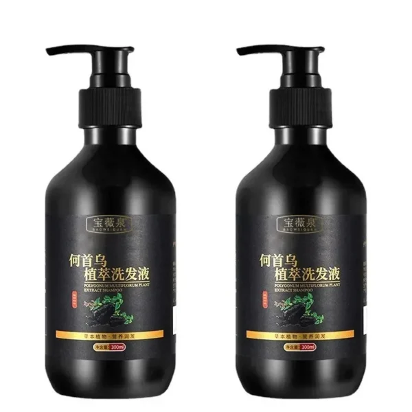 Herbal Polygonum Multiflorum Shampoo Oil Control, Dandruff Control, Itchy Relief Shampoo for Women Hair Essential Oil Hair Care - Image 8