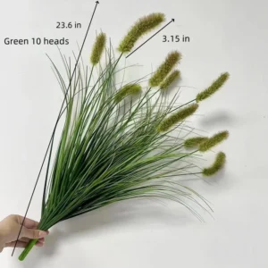 Artificial plant green fake grass Pampas home decoration flower pot landscape garden outdoor flowers living room wedding