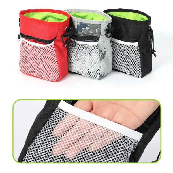 Portable Dog Training Treat Bag Large Capacity Pet Training Waist Bag Puppy Training Treat Outdoor Puppy Reward Waist Bag - Image 3