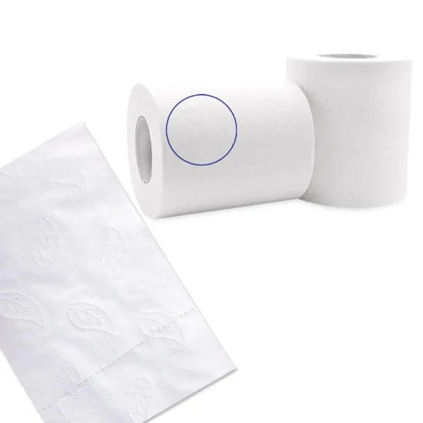10 Rolls Toilet Paper Wood Pulp Soft Absorbent Environmentally Friendly Recycled Paper Home Use No Fluorescent Dye Small Rolls - Image 6