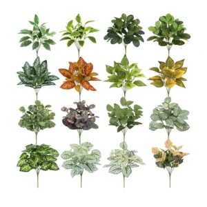 Artificial Green Plant Simulation Persian Grass, Fake Leaves, Fake Flowers, Fern, Plants Wall, Wedding Decoration