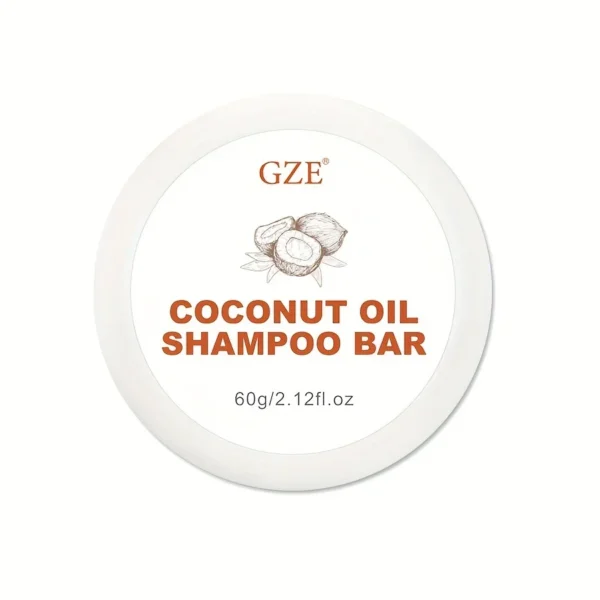 GZE Coconut Oil Shampoo Bar, Moisturizing Bar Shampoo for Dry Hair - Image 7