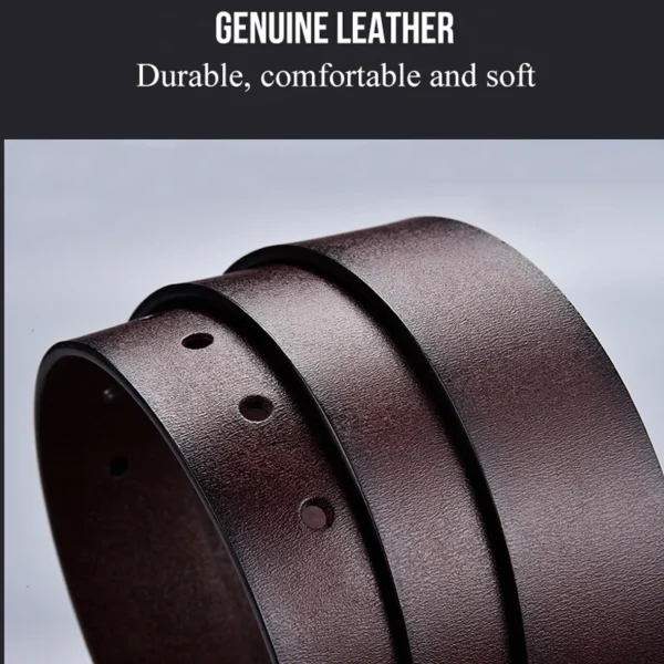 2025New Men's  Leather Belts Luxury Strap Male Belts For Fashion Classice Vintage Pin Buckle Men Belt High Quality - Image 5