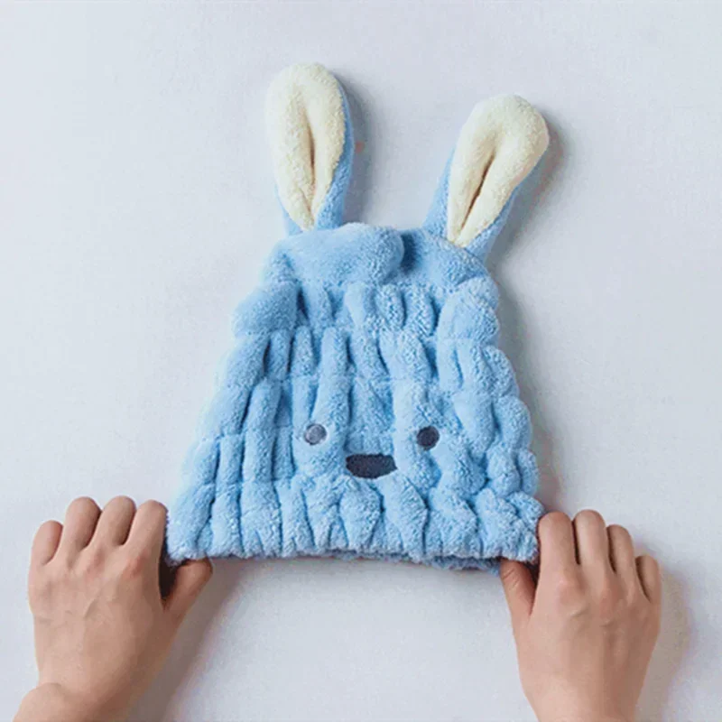 Spa Bowknot shower cap Breathability Microfiber Hair Turban Quickly Towel drying towel hats for women sauna Bathroom Accessories - Image 3