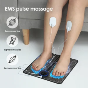 Rechargeable Electric Foot Massager Pad Electrostimulator Massage Mat EMS Muscle Massager Relax Feet Massage Fitness Masajeador