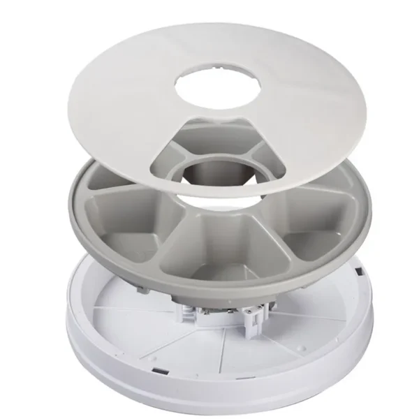 Automatic Feeder Pet Dog Round Timing Feeder 6 Meals 6 Grids Cat Dog Electric Dry Food Dispenser 24 Hours Feed Pet Supplies - Image 6