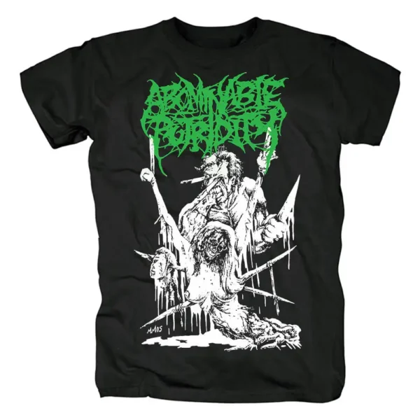 Awesome Russia Abominable Putridity T Shirt Men Women Short Sleeve Retro Rock Band Cotton Tshirt High Quality Y2k Top Streetwear - Image 3
