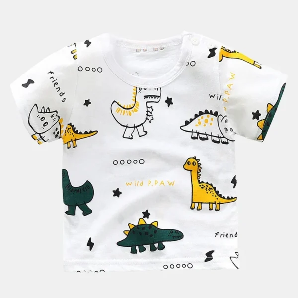 Children's Clothing T-Shirt  Kids Clothes Boys Girls Summer Cartoon Tops Short Sleeve Clothes 100% Cotton Baby Clothing - Image 11
