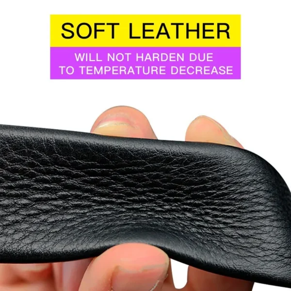 Men Leather Belt Metal Car Automatic Buckle Work Belt High Quality Men 120cm Leather Belt Business - Image 5