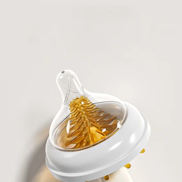 Baby Bottle Brush Set Cleaning Tool with Brush Soap Dispenser Bottle Drying Rack Baby Bottle Cleaner Baby Essential - Image 3