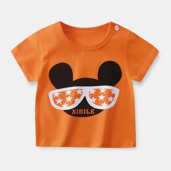 Children's Clothing T-Shirt  Kids Clothes Boys Girls Summer Cartoon Tops Short Sleeve Clothes 100% Cotton Baby Clothing - Image 13