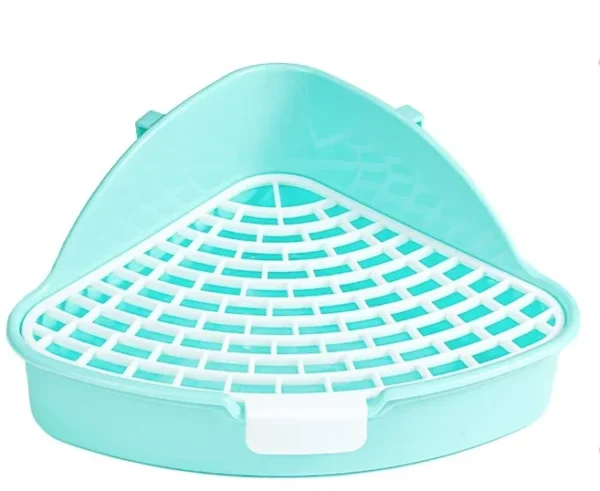 Rabbit Potty Pet Bedpan Bunny Cage Toilet Large Washable Dog Pee Pads Plastic for Rabbit - Image 9