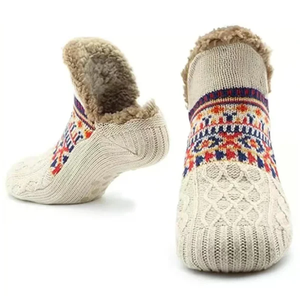 Men Women Winter Indoor Home Slippers Socks Non Slip Bedroom Sleeping Sock Soft Thermal Slipper Socks for Christmas - Image 11