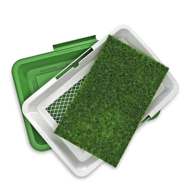Pet Dog Toilet Artificial Grass Dog Potty Splashproof Washable Reusable Pee Pads Dog Training Toilet Puppy Pad Tray Pet Supplies - Image 6