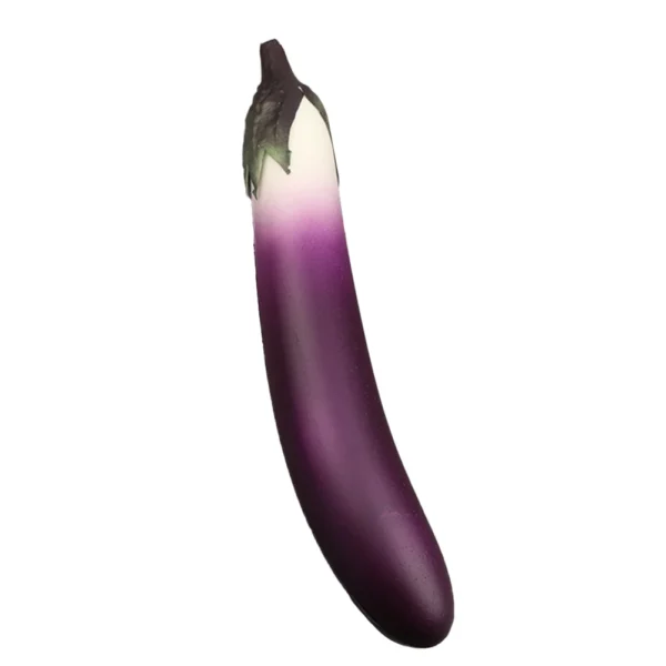 Artificial Eggplants Simulation Fake Vegetable Lifelike Artificial Eggplants Photo Props Vegetable Food Model Home Decoration - Image 6