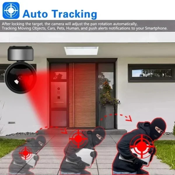 5MP HD Tuya Wifi IP PTZ security Camera Indoor Baby Monitor Two Way Audio Auto tracking  Night Vision P2P Home IP PTZ Cameras - Image 3