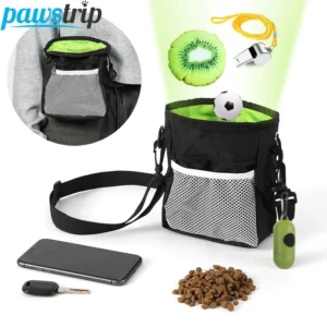Portable Dog Training Treat Bag Large Capacity Pet Training Waist Bag Puppy Training Treat Outdoor Puppy Reward Waist Bag