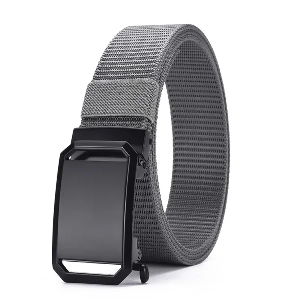 Men's Nylon Braided Belt Automatic Buckle Daily Commute Outdoor Multifunctional Breathable Lightweight Belt - Image 8