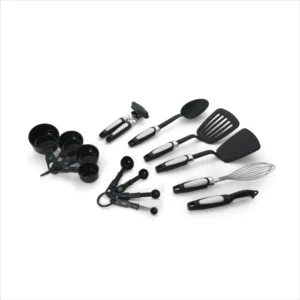 Professional 14-Piece Kitchen Tools and Gadgets Kitchen Utensil Set (Black)