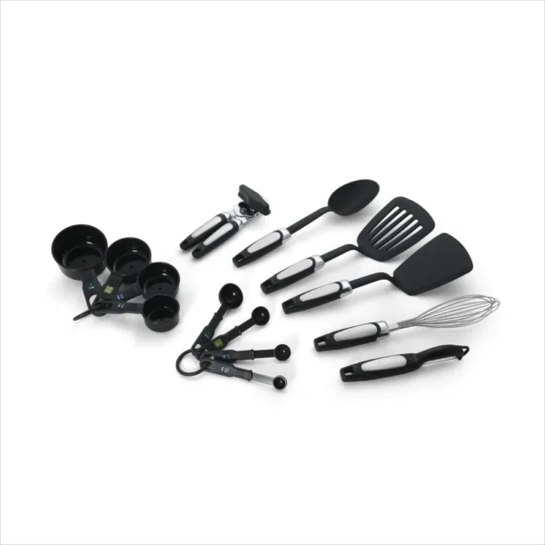 Professional 14-Piece Kitchen Tools and Gadgets Kitchen Utensil Set (Black)
