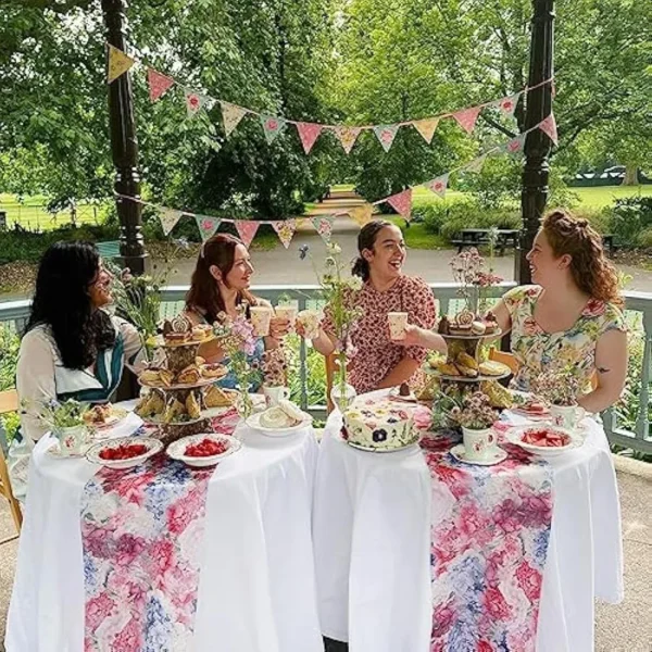 Afternoon Tea Vintage Floral Paper Plates 24 Count 1 Pack Truly Scrumptious for Birthday Party Baby Shower Wedding Hen Party an - Image 5